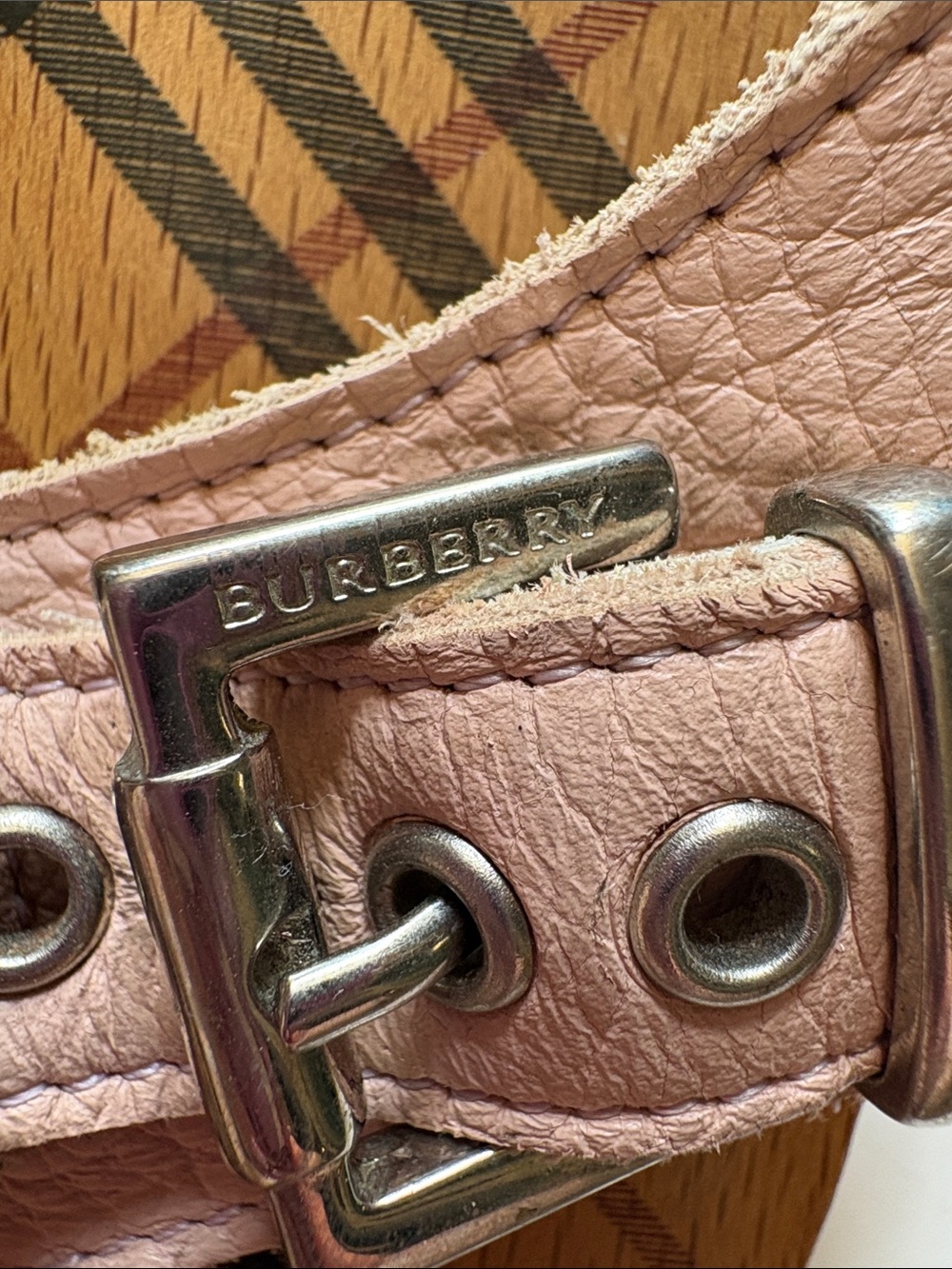 Burberry  Wooden and leather clogs. - Picture 5 of 10